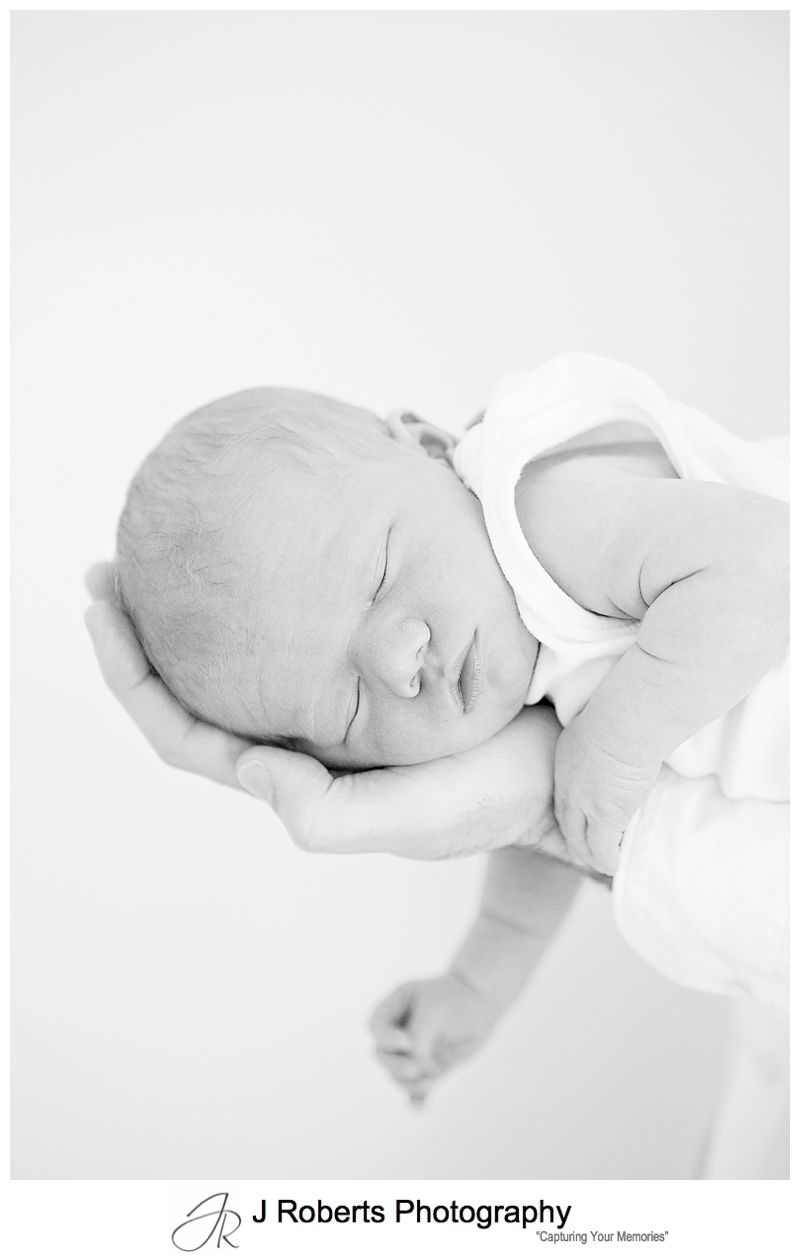Newborn Baby Portrait Photography Sydney in the Family home Naremburn